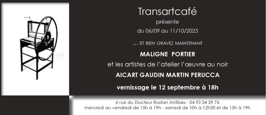 Exposition Maligne, Portier et atelier l'œuvre au noir